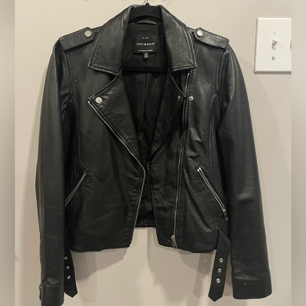 Lucky Brand Black Leather Jacket